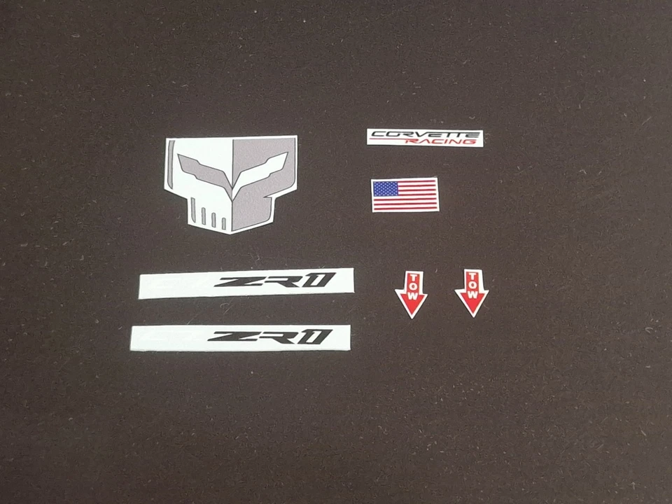 Decals 1/18 Chevrolet Corvette C7 ZR1 Autoart - Immagine 3 di 4