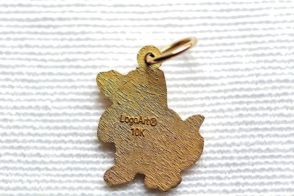 Colgante de oro amarillo de 10k LOGOArt Florida Gator con dije de mascota camisa F Foto 3 de 4