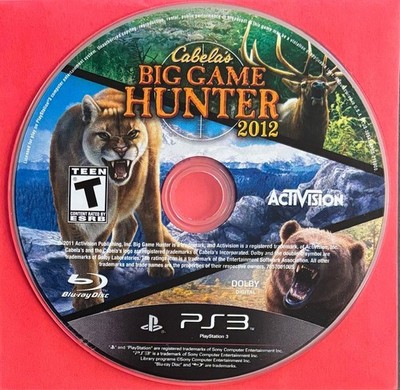 Cabela's Big Game Hunter 2012 - PlayStation 3 PS3 - DISC ONLY