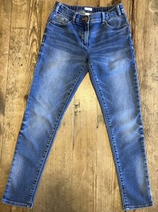 CREWCUTS Sz 12 Girls Blue Cotton Blend Jeans