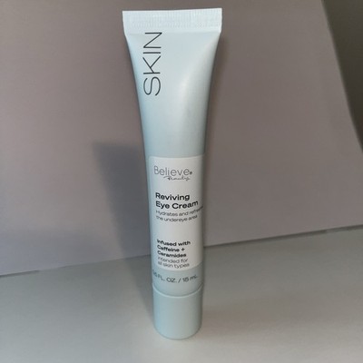 SKIN Believe Beauty Reviving Eye Cream With Caffeine + Ceramides 0.5 Fl Oz