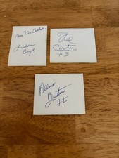 Philadelphia 76ers - Individual  Autographs - Boyd, Van Arsdale, Bristow, Carter