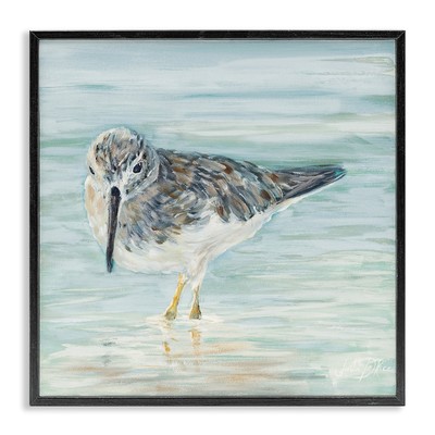 Stupell Nautical Sandpiper Shallow Beach Waters Traditional  12 x 12