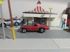 Hot Wheels '57 T-Bird Thunderbird Toy Car Vintage Red Diecast Metal Malaysia