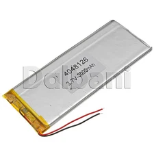 3.7V 3000mAh Internal Li-ion Polymer Built-in Battery 126x47x7mm 4048126 16-0740