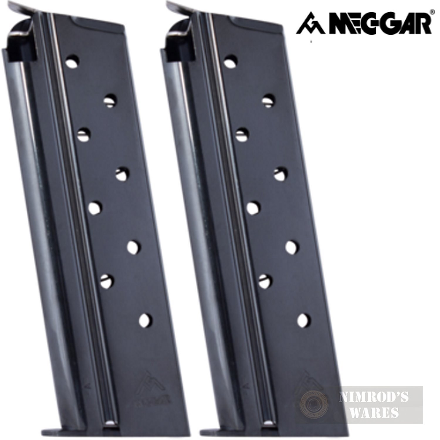 TWO Mec-Gar 1911 .38 Super 9 Round MAGAZINES MGCGOV38B FAST SHIP