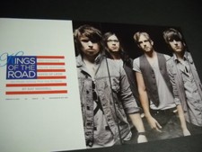 KINGS OF LEON rarely seen large two-piece PROMO POSTER AD from 2009