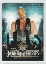STONE COLD STEVE AUSTIN (Rare GOLD FOIL INSERT #79) WRESTLE MANIA XX MEMORIES ^^