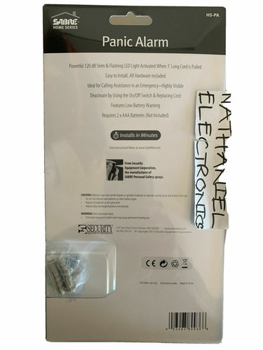 Sabre Allarme Standalone NUOVO CON SCATOLA VARI MODELLI/CARATTERISTICHE UNA PROTEZIONE CASA ESSENZIALE 4 - Foto 3 di 12