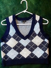 Plaid Sweater Vest
