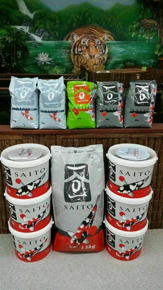 Saito Energy CS 5 kg Eimer Koifutter 4mm Körnung sinkend / Teich / Koi / Futter