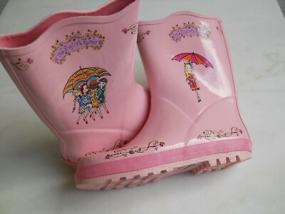 KIDORABLE Gummistiefel The English Roses 32  rosa pink  mit Motiven  Preis  50 %