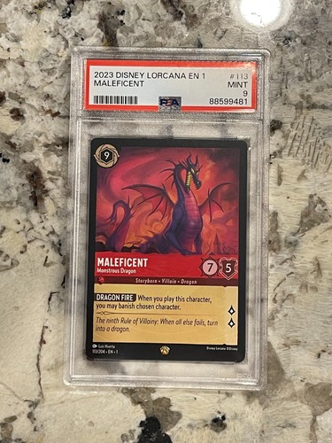 Maleficent - Monstrous Dragon graded PSA 9 for sale on eBay