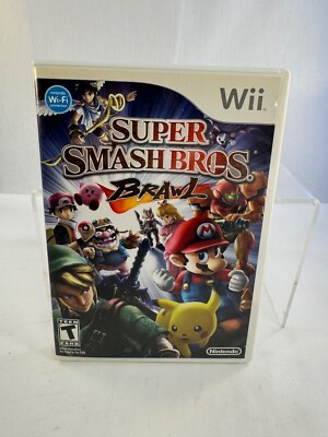 Nintendo Wii Super Smash Bros Brawl Complete W/ Manual CIB