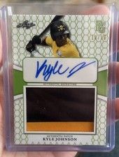 2022 Leaf Perfect Game National Showcase Kyle Johnson Patch Auto 10/10 #PA-KJ1
