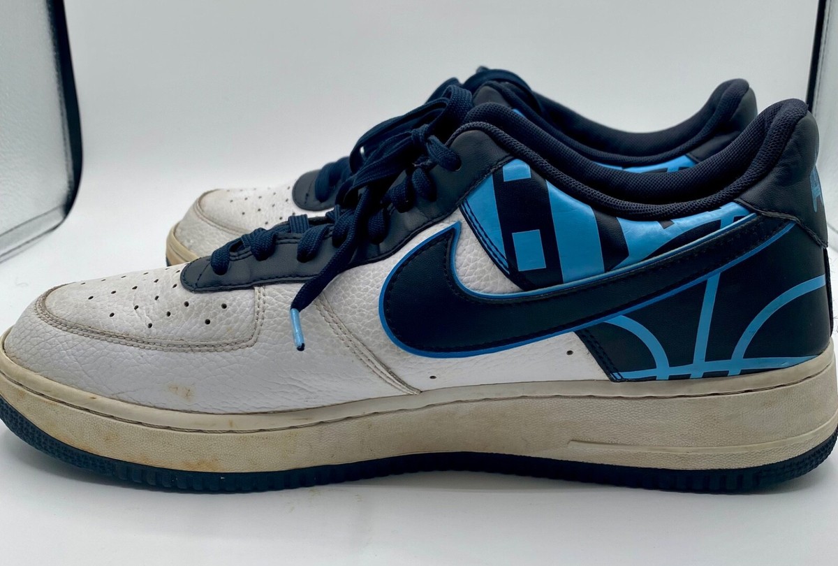 Nike Air Force 1 Mens Shoes Size 13 Low Logo Pack Obsidian