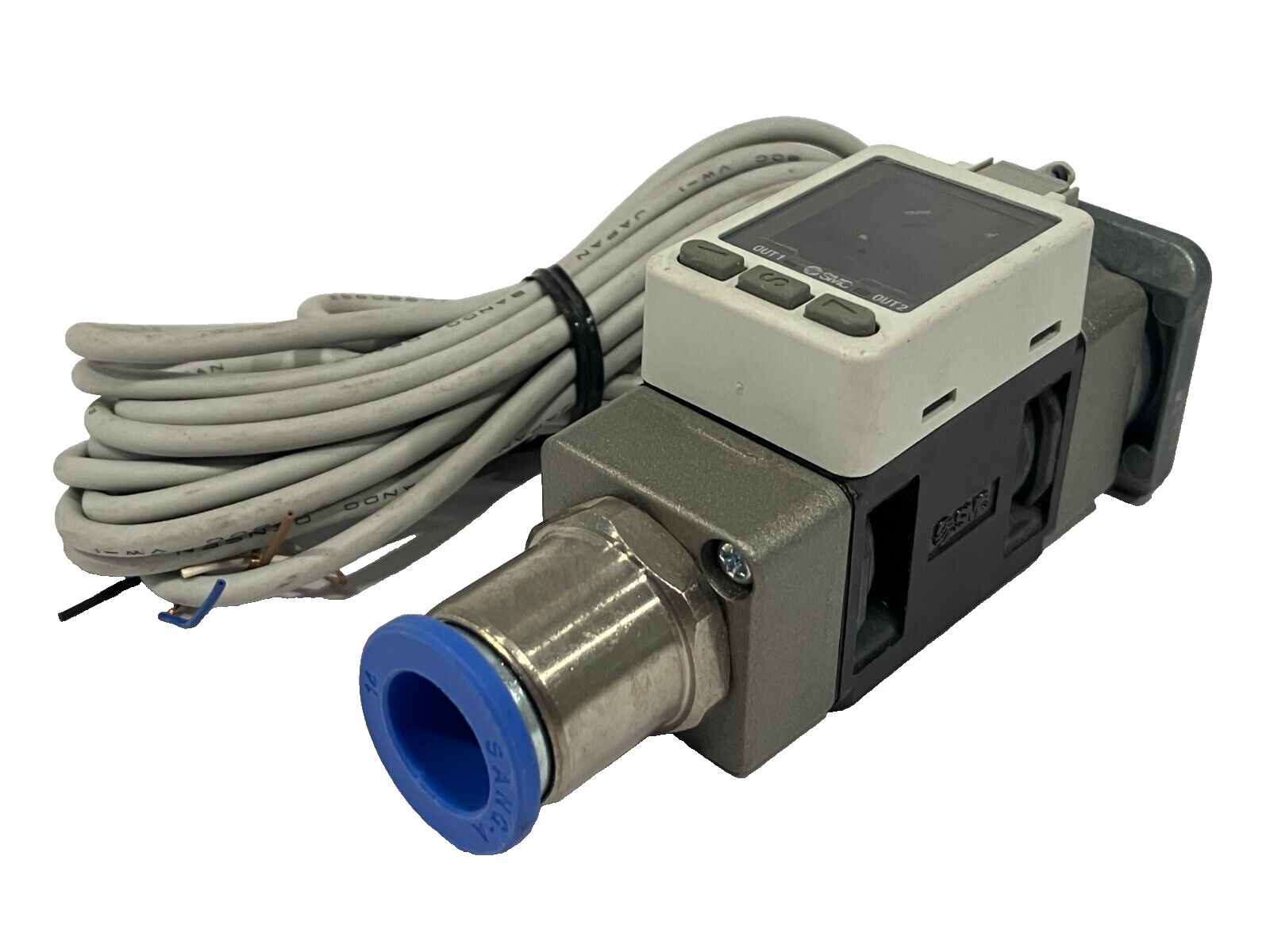 SMC PFMB7102-F04-F Digital Flow Switch w/ Integrated Display