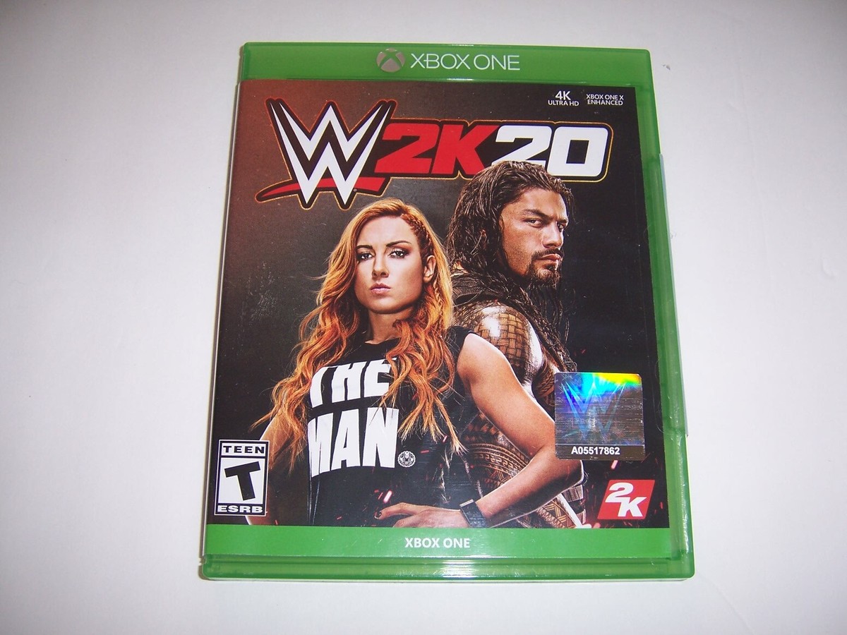 Microsoft Xbox 2k20 Wwe Xbox One Replacement Original Box Case