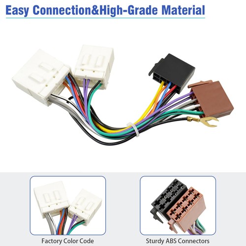 Car Stereo Radio Wiring Harness Adapter Accessories for Mazda 626 929 MX3 - 第 6/7 張圖片