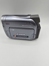 CANON ZR500 A MINIDV MINI DV STEREO CAMCORDER FOR PARTS OR REPAIR W8-4 2 