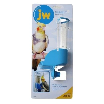 JW PET JW InSight Clean Seed Large Silo Feeder, outside cage easy refill bird feeder
