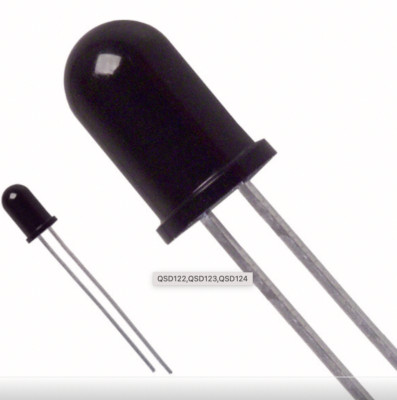 SENSOR PHOTO 880NM TOP VIEW RAD, QSD124, Qty: 1