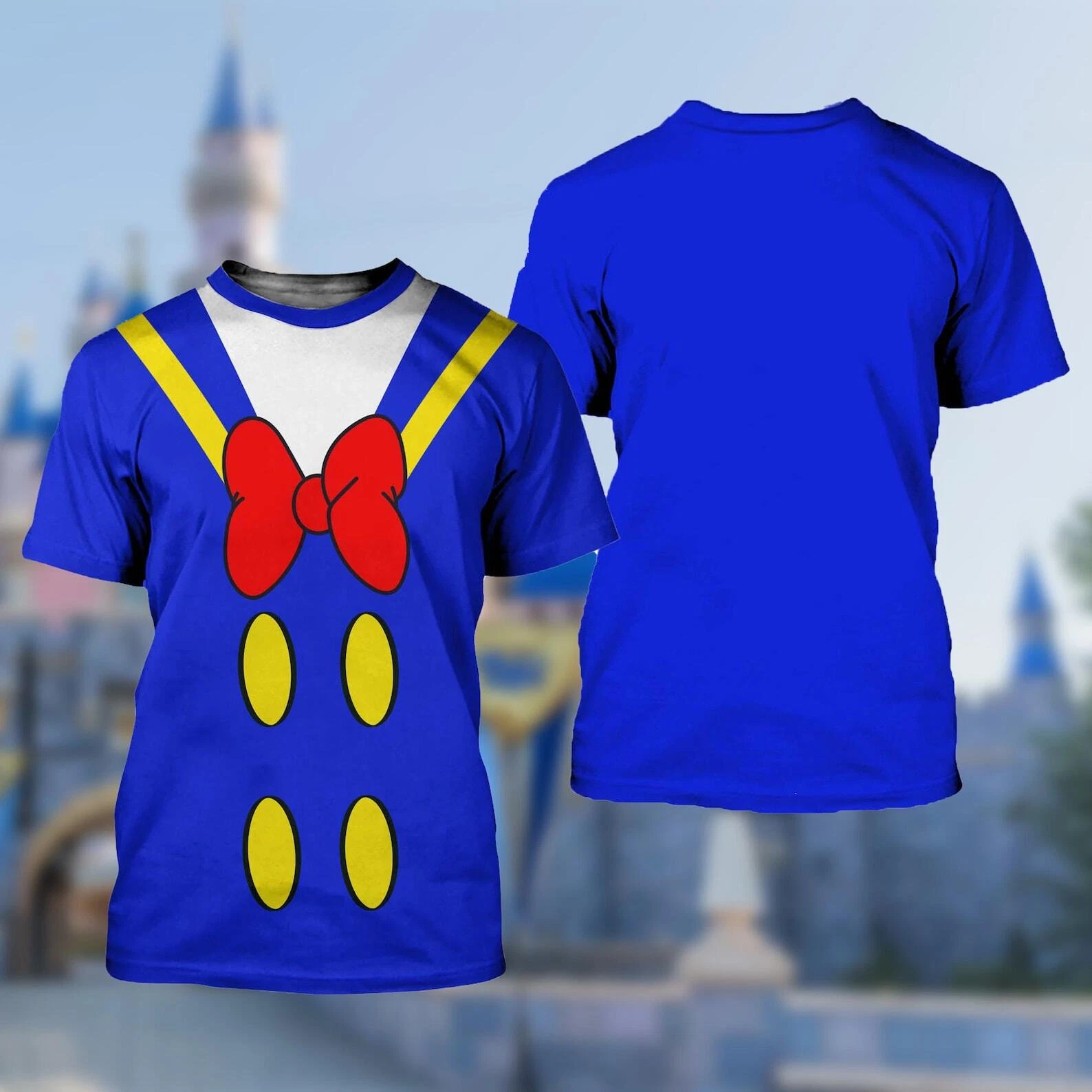 Donald Duck Cosplay Costume Halloween Christmas Gift Tshirt 3D Printed