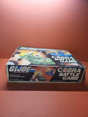 Vintage 1982 G.I. Joe Cobra Battle Game in Original Box ~ 95