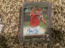 GRAYSON LONG 2017 BOWMAN CHROME ROOKIE RC  AUTOGRAPH AUTO ANGELS!