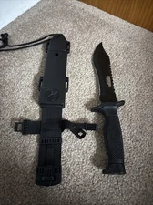 Tactical Bowie Survival Hunting Knife w/Sheath Military Combat Fixed Blade