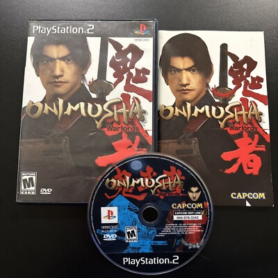 Onimusha: Warlords Black Label PS2 (Sony PlayStation 2, 2002) CIB With Manual