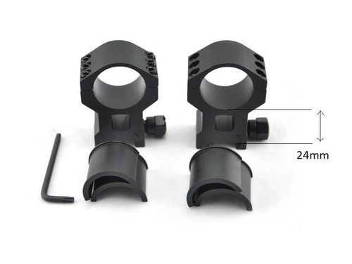Visionking rifle scope rings 25.4 & 30 mm mount 6061 High Picatinny 21 hunting - Imagen 3 de 4