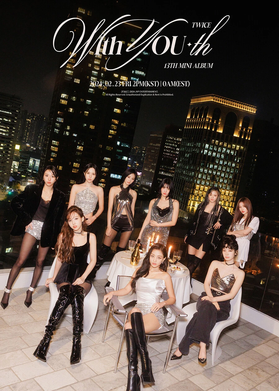 TWICE [WITH YOU-TH] Album 3 Ver SET/3CD+3 Book+3 Photo+18 Card+3