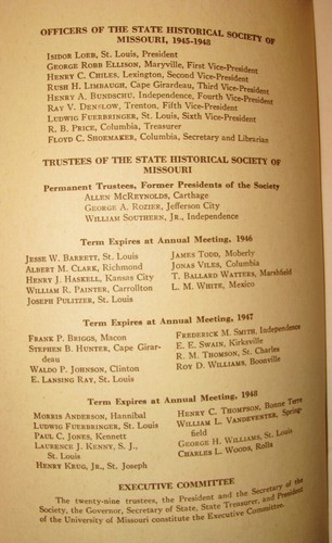 October 1945 Missouri Historical Review Magazine - French & Spanish Settlements - Foto 3 di 4