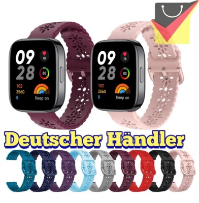 Silikon Sport Armband für Xiaomi Mi Watch Lite 3 / Redmi Watch 3, Band Strap Uhr