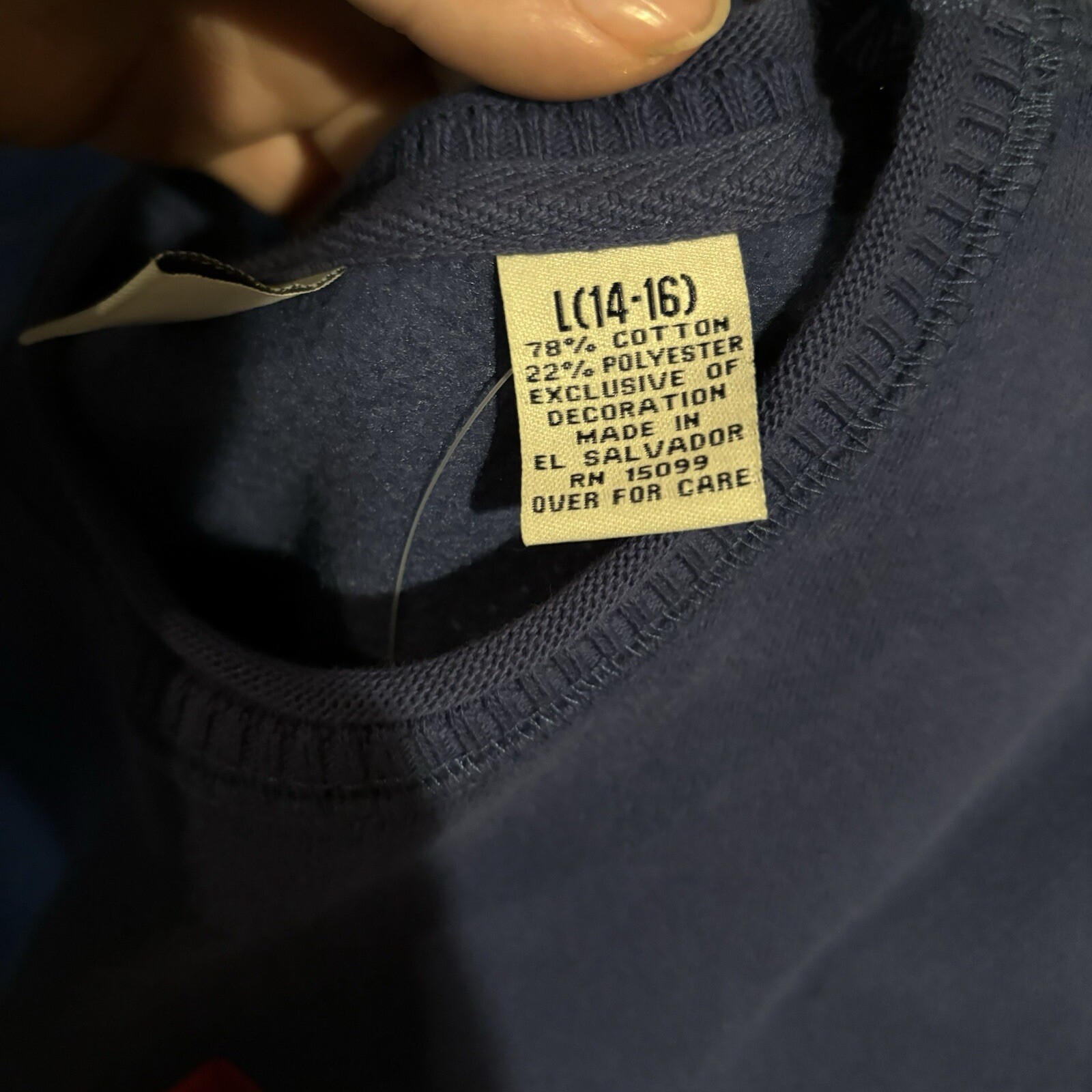 Classic Elements Womens Crew Neck Sweatshirt Blue… - image 5