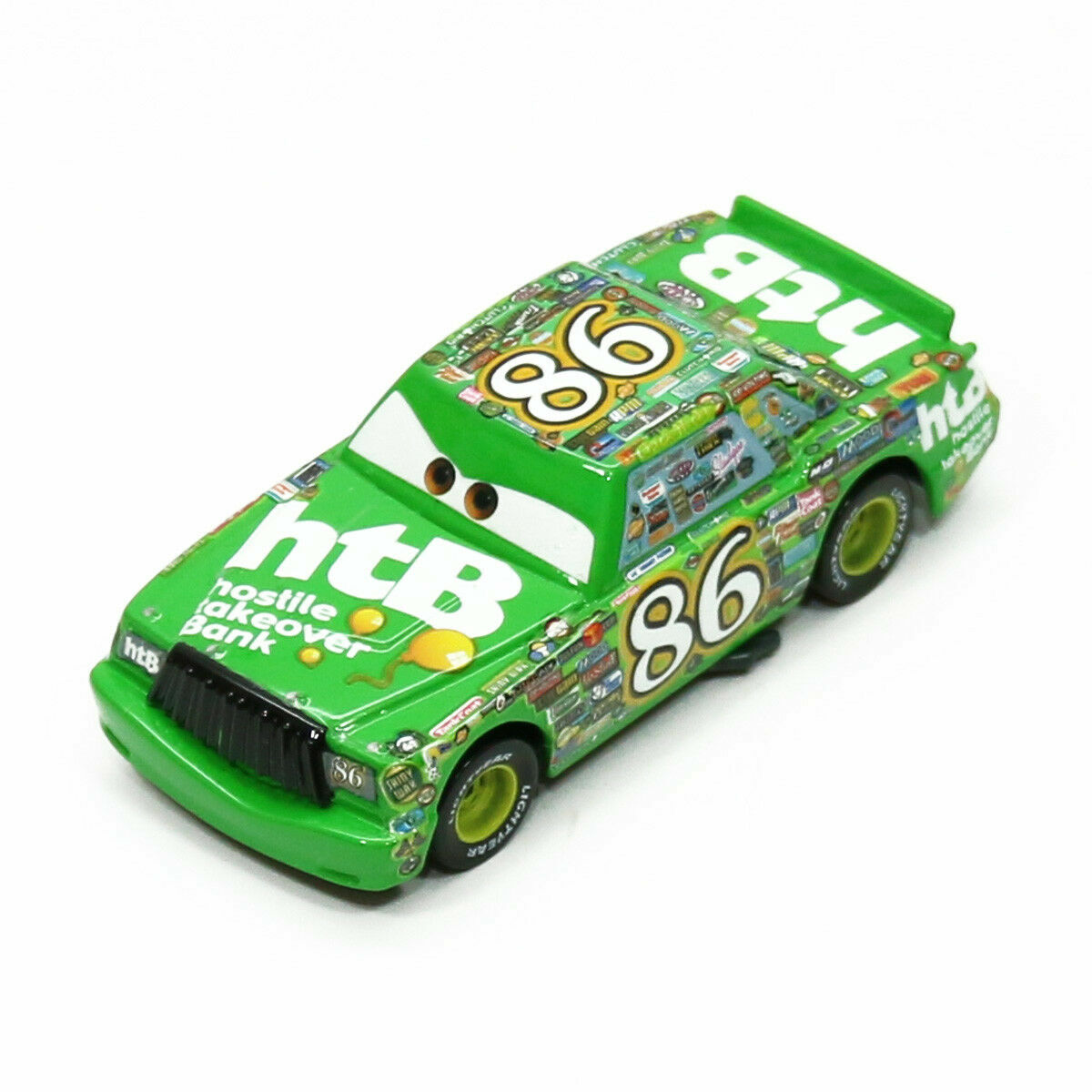 3-Pack Mattel Disney Pixar Cars King Sheriff Chick Hicks 1:55 Diecast ...