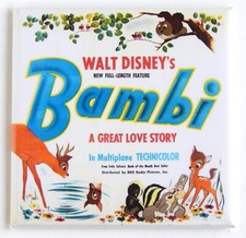 Bambi FRIDGE MAGNET movie poster "style S"