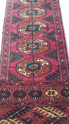 Antique Turkoman Carpet Rug Traditional Handmade Kitchen Rug Boho Decor Rug L