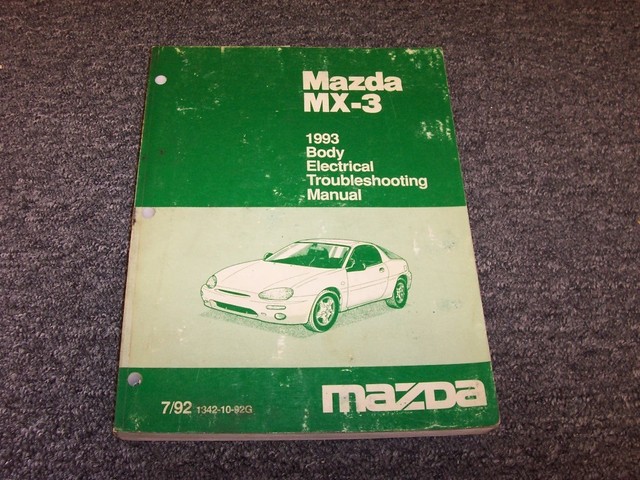 1993 Mazda Mx3 Hatchback Body Electrical Wiring Diagram