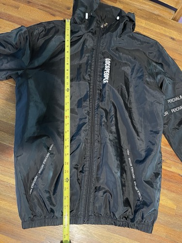 Locapeople Windbreaker Jacket Men’s Size Medium (US) Black Hooded - Picture 24 of 24