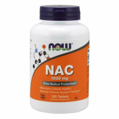 NOW FOODS NAC 1000 mg 120 Tablets