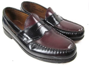 bass two tone loafers