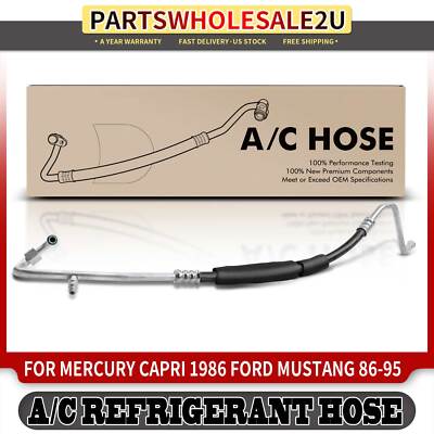 New A/C Refrigerant Discharge Hose for Ford Mustang Mercury 1986-1995 Capri 1986