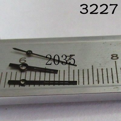 Black Set of Watch Hands for Miyota 2035 Movement 7mm/5mm Length NO.3227