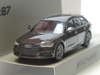 Minichamps Audi A6 Avant, 2018, Braun Metallic - 870 018111 - 1:87