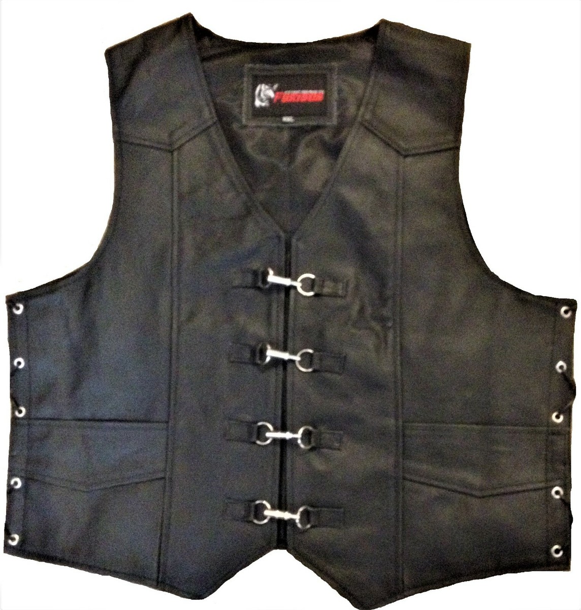 Motorcycle Vest Suede Waistcoat Rider Biker Leather Braided Motorbike Suede Vest - Foto 7