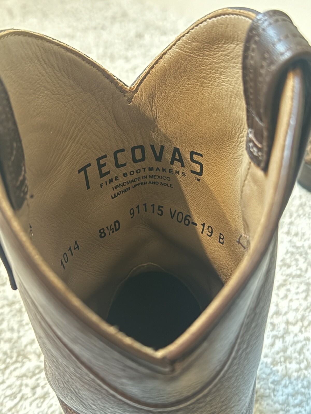 Tecovas - The Boone - Saddle python - 8.5D - image 5