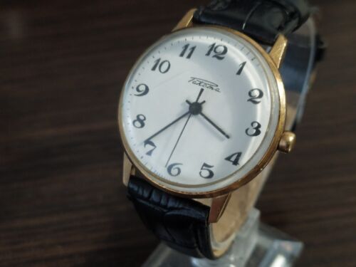 Watch Raketa VINTAGE Mechanical 2609.NA USSR Soviet gold-plated AS exclusive