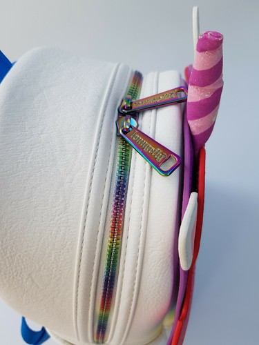 Loungefly x Disney Rainbow Unicorn Inside Out Mini Backpack Bag Cosplay Parks - Picture 5 of 13